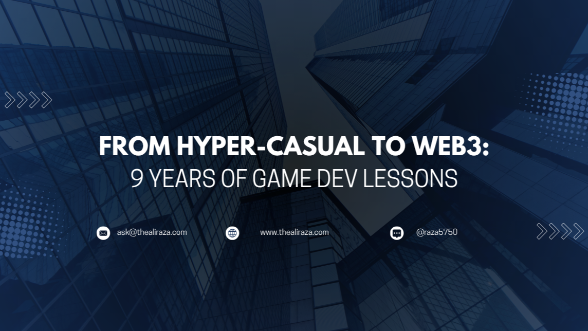 From Hyper-Casual to Web3: Lessons Learned in 9 Years of Game Development